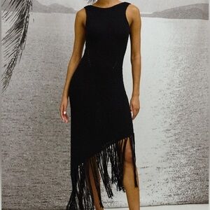 Rails Rylee Fringe Hem knit dress - small